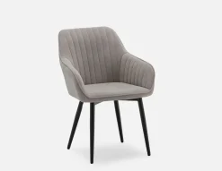 BAILEY contemporary velvet dining armchair