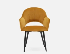 BAILEY contemporary velvet dining armchair