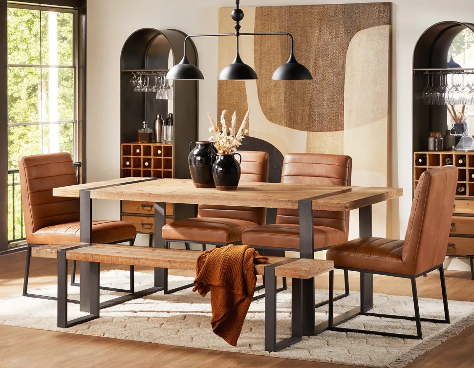BARI synthetic leather dining chair