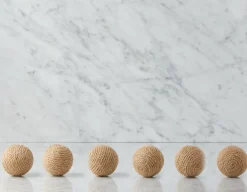 BASILE set of 4 decorative balls 10 cm