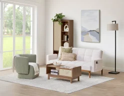 BEATRIX tufted sofa-bed