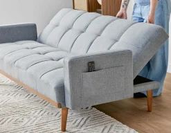 BEATRIX tufted sofa-bed