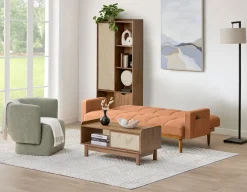 BEATRIX tufted sofa-bed