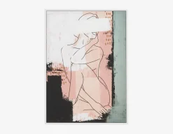 BEAUTE framed hand embellished giclée 50x70cm