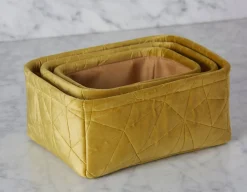 BEHALTER set of 3 baskets
