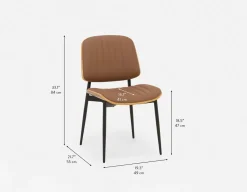 BEHARA mid-century modern retro dining chair
