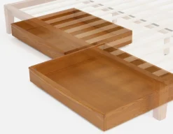 BENA bed storage drawer set of 2 with casters