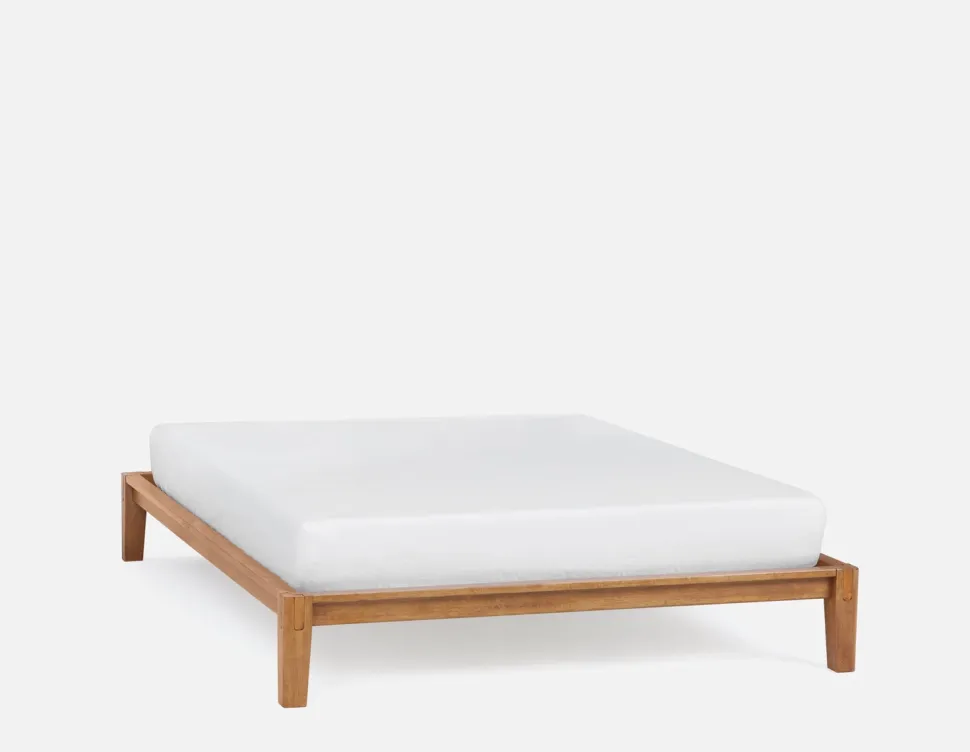 BENA mid-century modern queen size bed frame