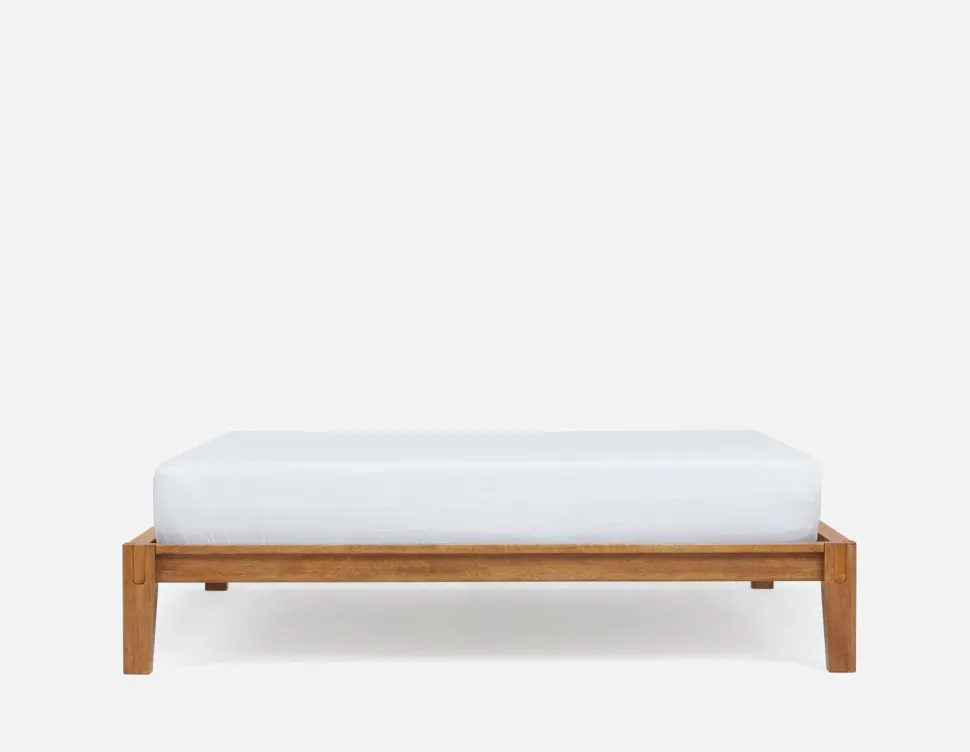 BENA mid-century modern queen size bed frame