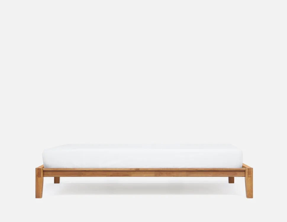 BENA mid-century modern queen size bed frame
