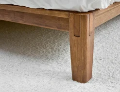 BENA mid-century modern queen size bed frame