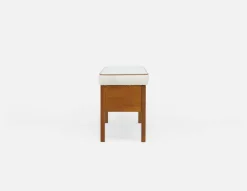 BENA mid-century modern storage bench