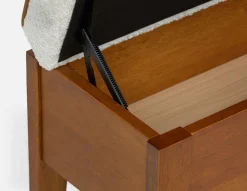 BENA mid-century modern storage bench