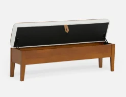 BENA mid-century modern storage bench