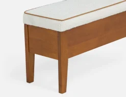 BENA mid-century modern storage bench