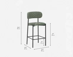 BERN mid-century modern counter stool