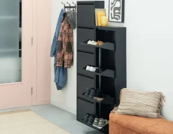 BERT modern 4-door shoe cabinet