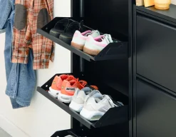 BERT modern 5-door shoe cabinet