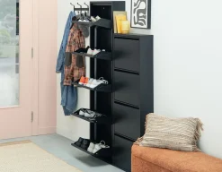 BERT modern 5-door shoe cabinet