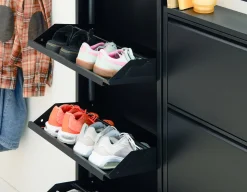 BERT modern 5-door shoe cabinet