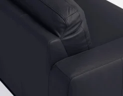 BETTA 100% leather mid century loveseat