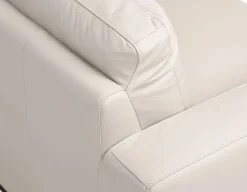 BETTA 100% leather mid century sofa
