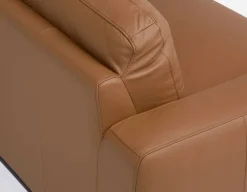 BETTA 100% leather mid century sofa