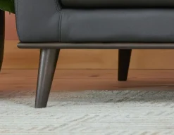 BETTA 100% leather mid century sofa