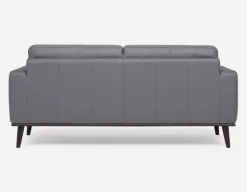 BETTA 100% leather mid century sofa