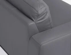 BETTA 100% leather mid century sofa