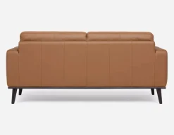 BETTA 100% leather mid century sofa