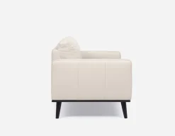 BETTA 100% leather mid century sofa