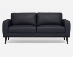 BETTA 100% leather mid century sofa