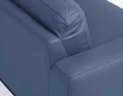 BETTA 100% leather mid century sofa