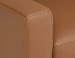 BETTA 100% leather mid century sofa
