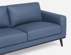 BETTA 100% leather mid century sofa