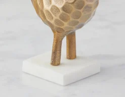 BEYA aluminum sculpture with marble base 22 cm