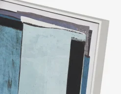 BLU framed hand embellished giclée 80x120cm