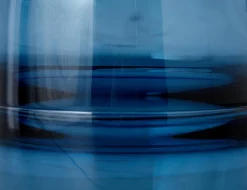 BLU glass vase 30 cm