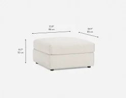 BOWERY contemporary ottoman