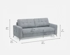 BRAD mid-century modern sofa-bed