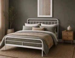 BREE iron queen size bed