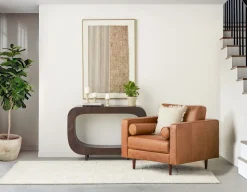 BROCCO iron console table 120 cm