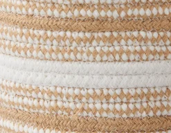 BURELLE set of 4 cotton rope and jute baskets