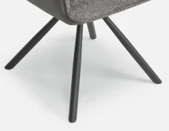 BYRON swivel dining armchair