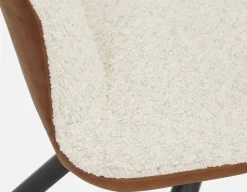 BYRON swivel dining armchair