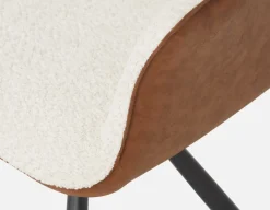 BYRON swivel dining armchair