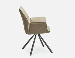 BYRON swivel dining armchair