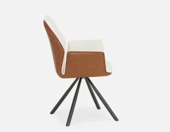 BYRON swivel dining armchair