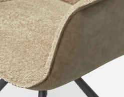BYRON swivel dining armchair